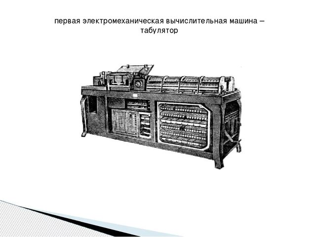 Электромеханический этап развития вычислительной техники картинки