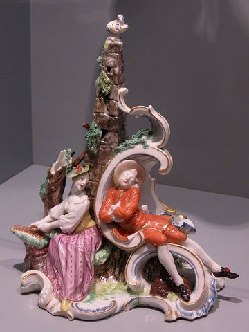 Rococo Nymphenburg porcelain group (Rococo)