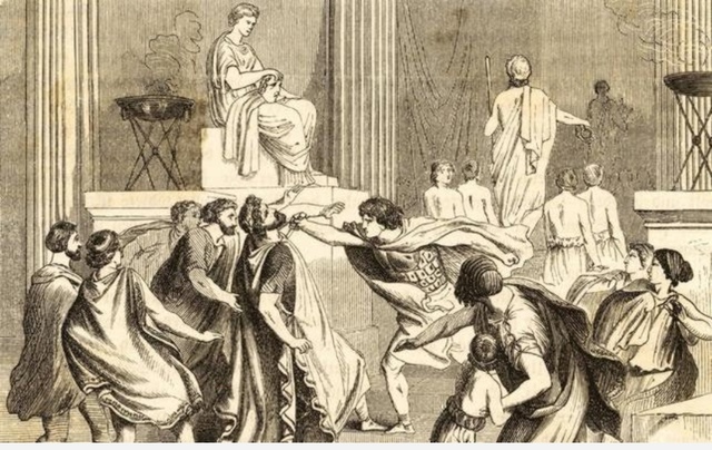 Filipo II muere y le sucede a su hijo Alejandro