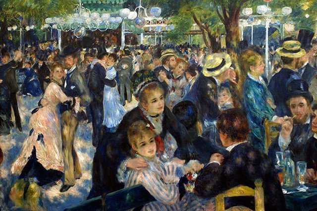 Dance at Le moulin de la Galette