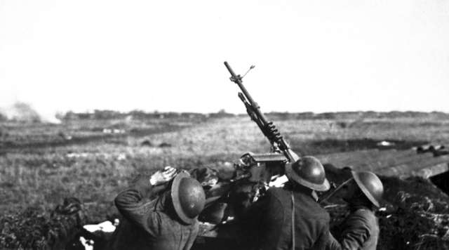 Germans begin massive offensive on the western front