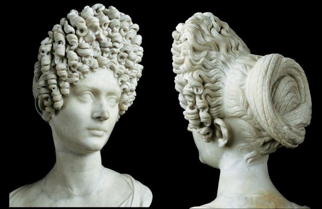 Portrait bust of a lady(Flavian Art)