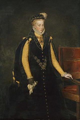 Philip's wife, Anna of Austria died