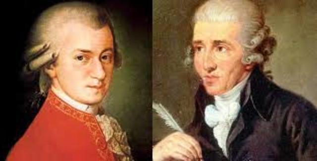 Haydn y Wolfgang Amadeus Mozart