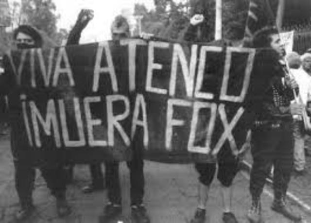 Enfrentamientos en Atenco  2001