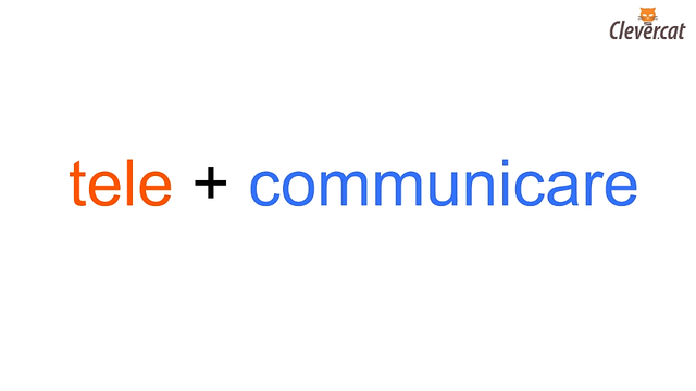 Creación de la definición y palabra telecomunicación.