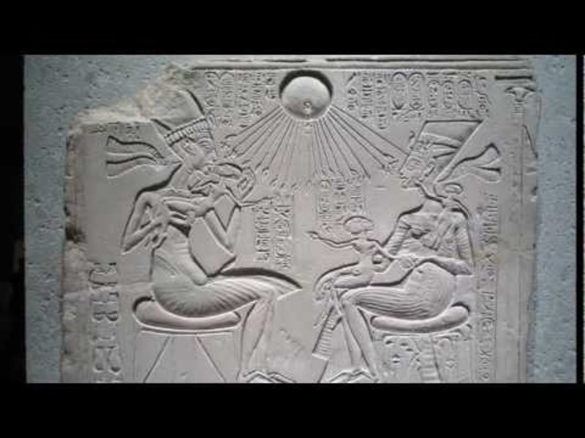 Akhenaten Nefertiti and Three Daughters