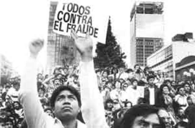 2005 El movimiento contra el desafuero del jefe de gobierno de la ciudad de México y el arranque de la Otra Campaña, impulsada por el Ejército Zapatista de Liberación Nacional.
