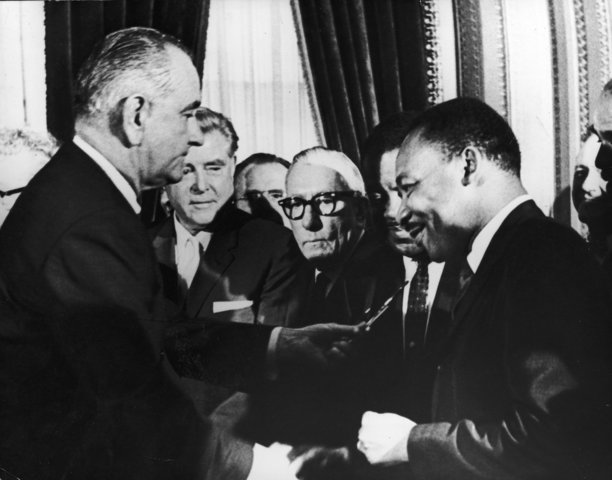 Signing of the Civil Rights Voting Act
