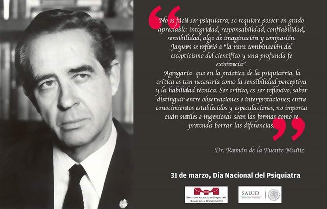 Ramón de la Fuente Fundador de la psiquiatría moderna en México