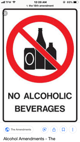 The 18th Amendment goes into effect