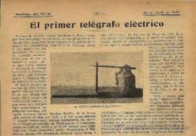 Patente del telgrafo electrico