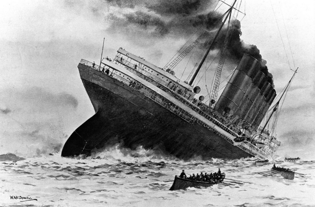 sinking of the Lusitania