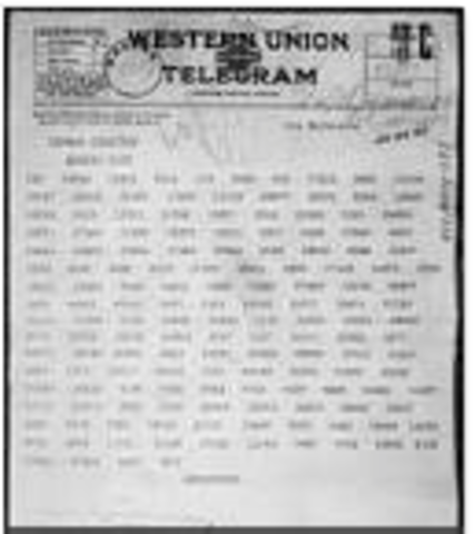 Interception of the Zimmerman telegram