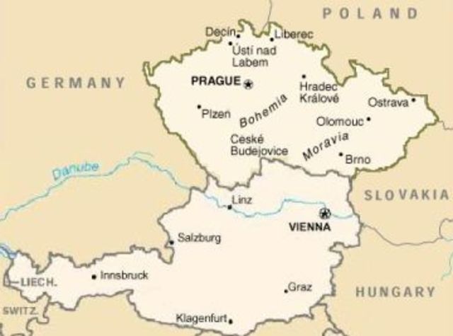 Austria and Czechoslovakia Fall