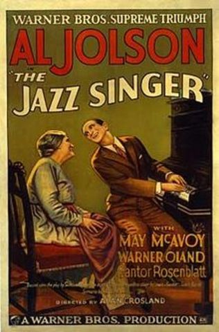 1st Talking Movie, The Jazz Singer is released