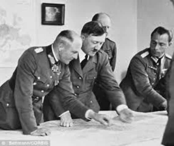 Hitlers Meeting with Military Advisers