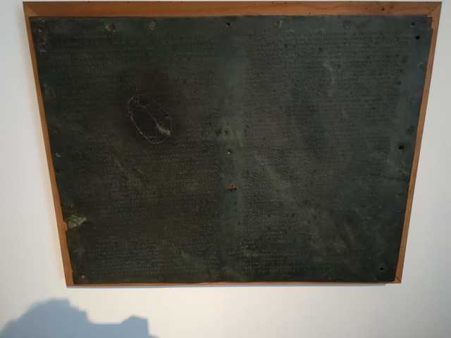 Ritrovamento della Tavola Alimentaria Traianea