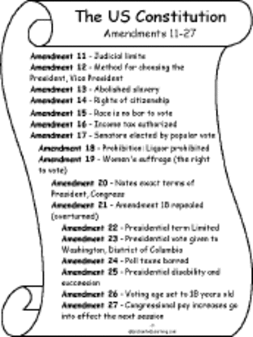 Amendments 11-27