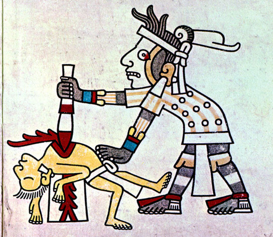 Human sacrifice - Aztecs