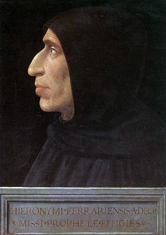 Fra Bartolomeo(1473-1517)Ritratto di Girolamo Savonarola1498 circa, olio su tavolaFirenze, Museo di San Marco