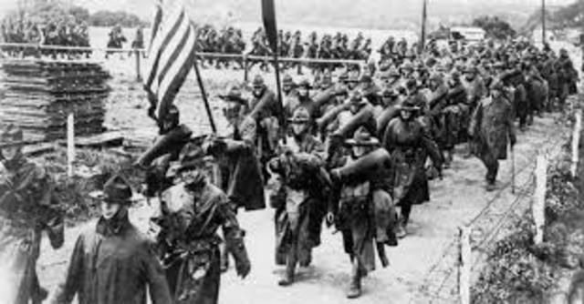 (US)American forces arrive at France