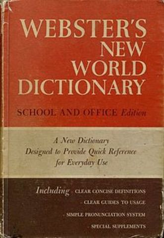 First American dictionary was published in Connecticut.