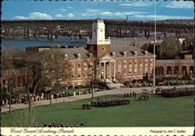 US coast guard moved to New London.
