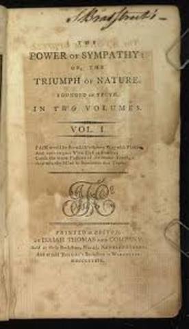 1789-The first American novel Published