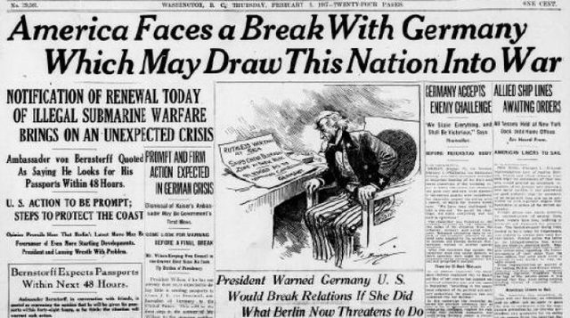 US Breaks Diplomatic Relations with Germany