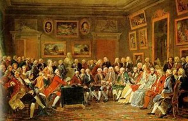 lectura en la casa de madame geoffrin