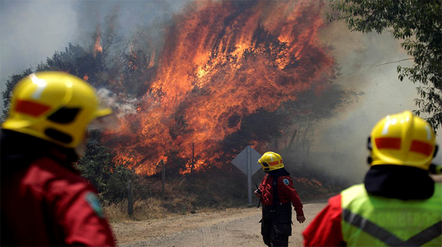 Incendios forestales en Chile