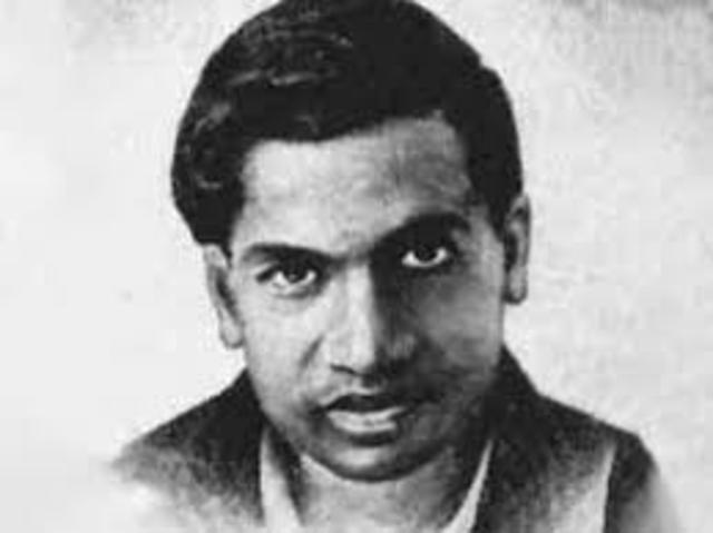 Srinivasa Ramanujan (1887-1920)
