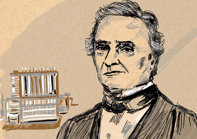 Charles Babbage diseña su maquina analitica.