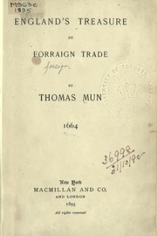 Mun escribe su libro Englands’ Treasure by Foreign Trade