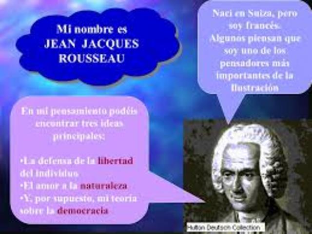 Siglo XVIII Montesquieu y Rousseau.