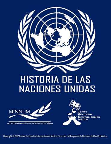 Creación de las Naciones Unidas. 24 de octubre de 1945, San Francisco, California, Estados Unidos