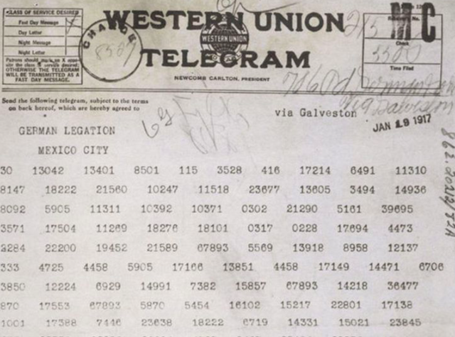 Interception of the Zimmerman Telegram