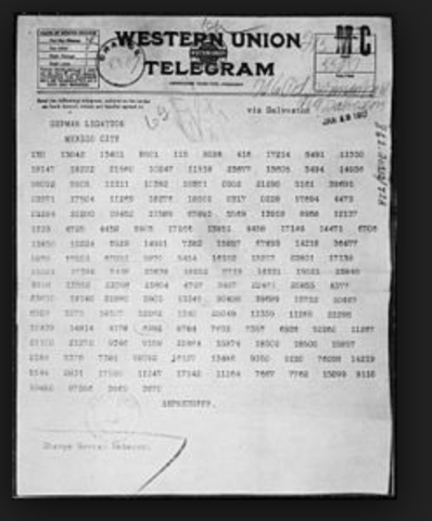 Interception of Zimmerman Telegram