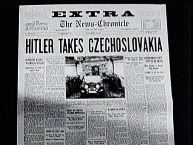 Hitler takes Czechoslovakia