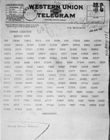 Interception of the Zimmerman Telegram
