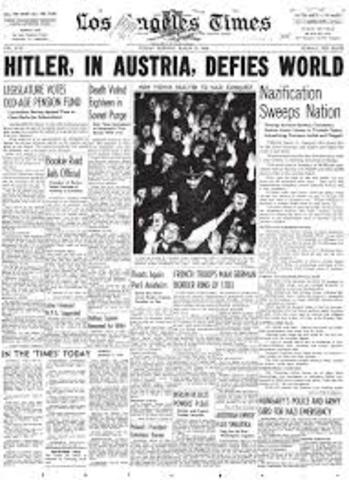 Hitler takes over Austria