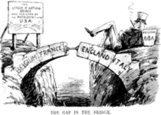 The creation of the League of Nations