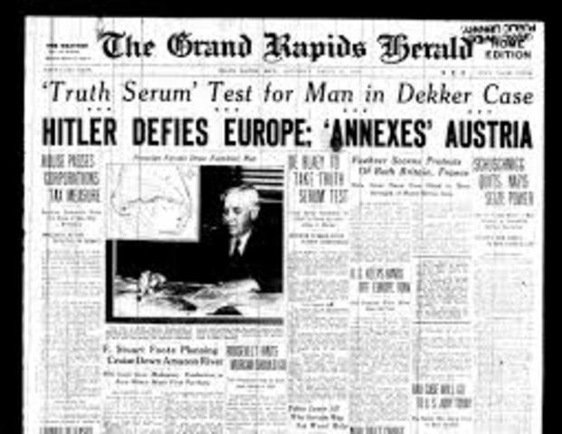 Germany annexes Austria