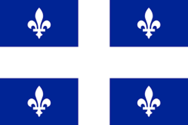 Adopting the Fleur de Lys as Quebec's flag