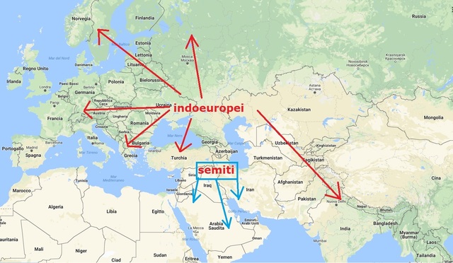 Prime migrazioni semitiche verso la Palestina