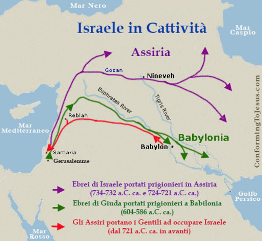 Babilonesi conquistano la Palestina