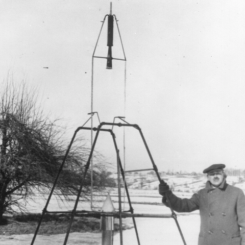 First successful liquid fuel rocket