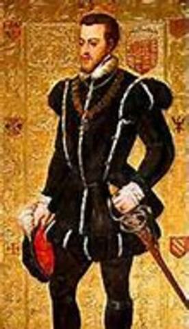 King Philip II forms an inquistion in South America