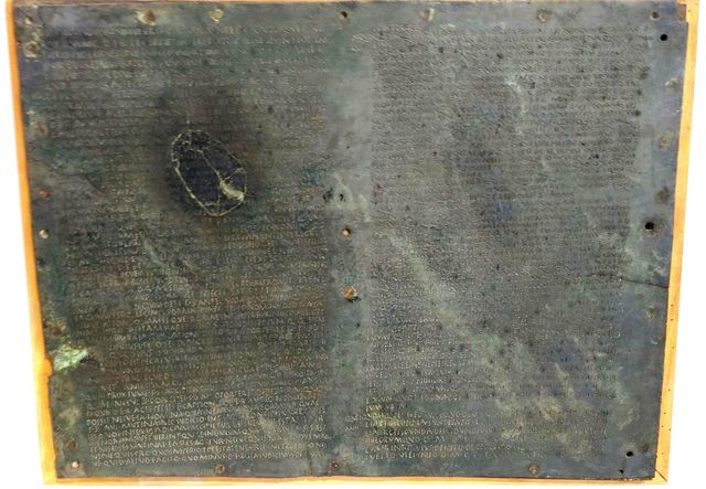 Ritrovamento della Lex Rubria de Gallia Cisalpina